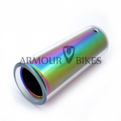Armour bikes Atomic Alu 7075-T6 Oil Slick peg with polycarbonate sleeve