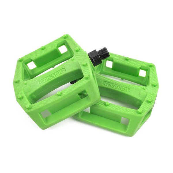 Mission Impulse green PC pedals